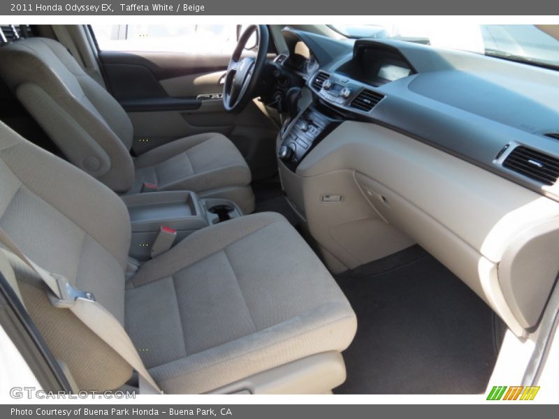Taffeta White / Beige 2011 Honda Odyssey EX