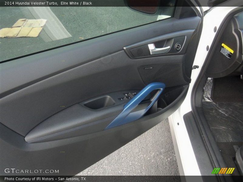Elite White / Black 2014 Hyundai Veloster Turbo