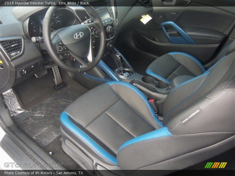 Elite White / Black 2014 Hyundai Veloster Turbo