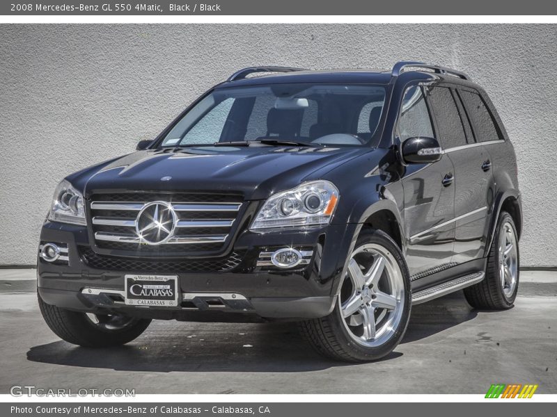 Black / Black 2008 Mercedes-Benz GL 550 4Matic