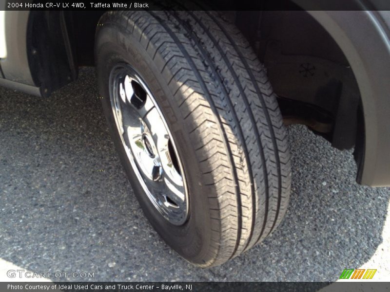 Taffeta White / Black 2004 Honda CR-V LX 4WD