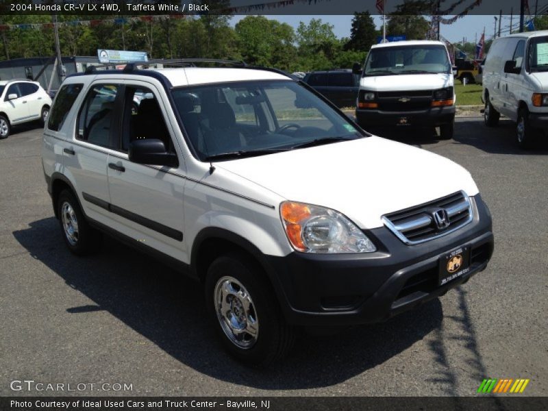 Taffeta White / Black 2004 Honda CR-V LX 4WD