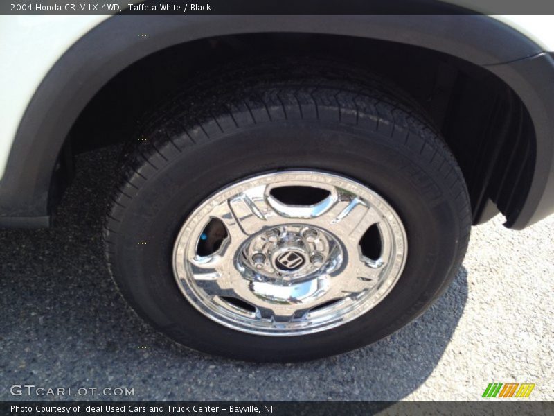 Taffeta White / Black 2004 Honda CR-V LX 4WD