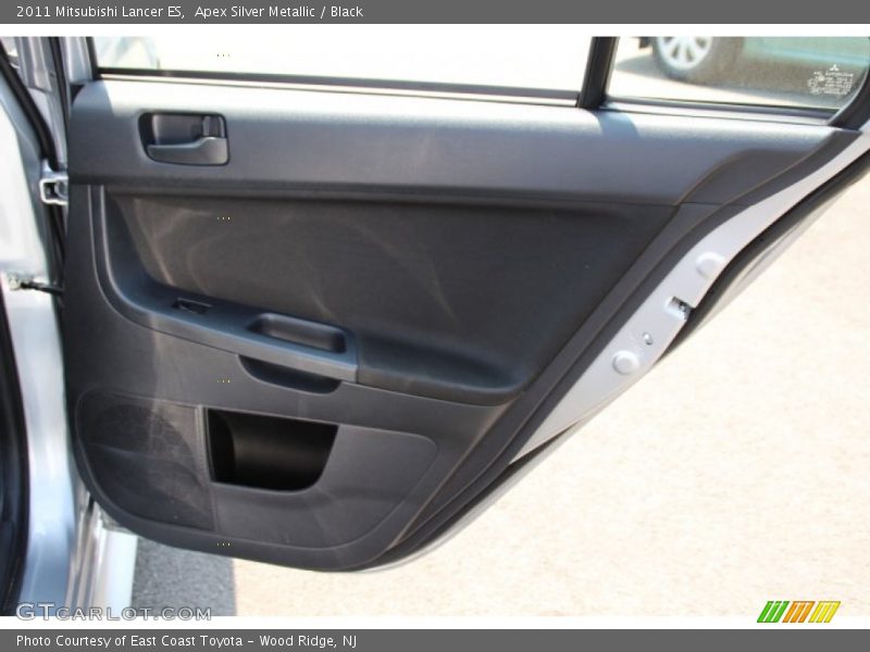 Apex Silver Metallic / Black 2011 Mitsubishi Lancer ES