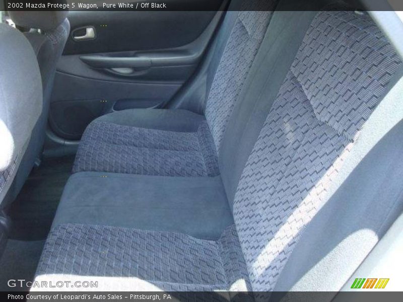 Pure White / Off Black 2002 Mazda Protege 5 Wagon