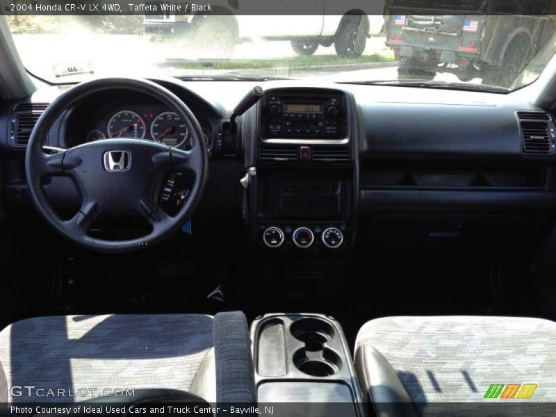 Taffeta White / Black 2004 Honda CR-V LX 4WD