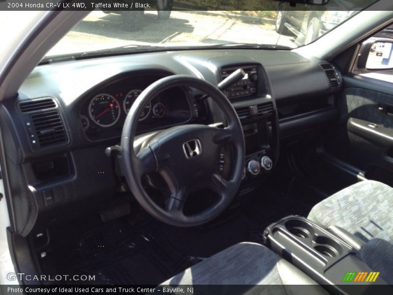 Taffeta White / Black 2004 Honda CR-V LX 4WD