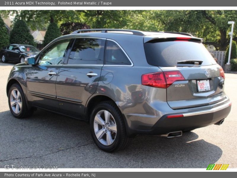 Polished Metal Metallic / Taupe 2011 Acura MDX Technology