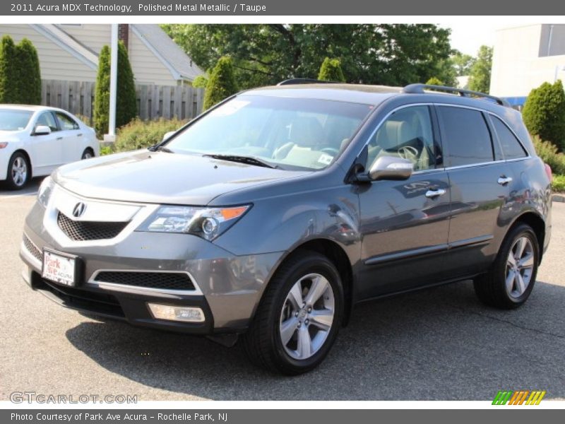 Polished Metal Metallic / Taupe 2011 Acura MDX Technology