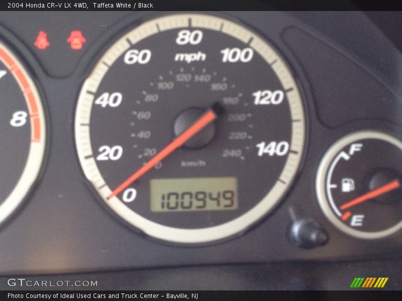 Taffeta White / Black 2004 Honda CR-V LX 4WD