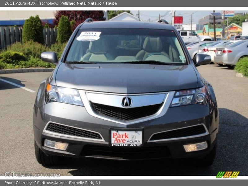 Polished Metal Metallic / Taupe 2011 Acura MDX Technology