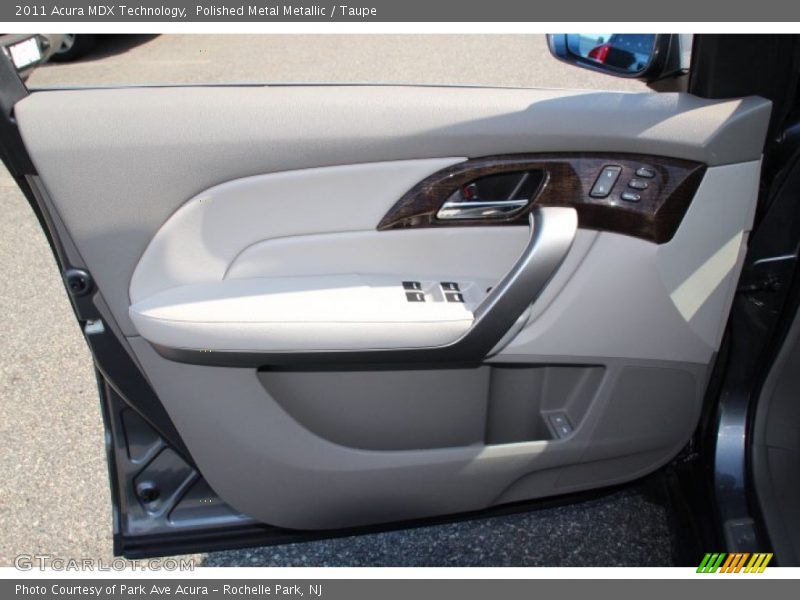 Polished Metal Metallic / Taupe 2011 Acura MDX Technology
