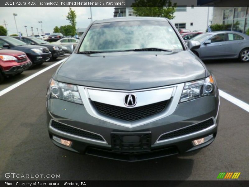 Polished Metal Metallic / Parchment 2011 Acura MDX Technology
