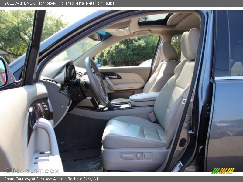 Polished Metal Metallic / Taupe 2011 Acura MDX Technology