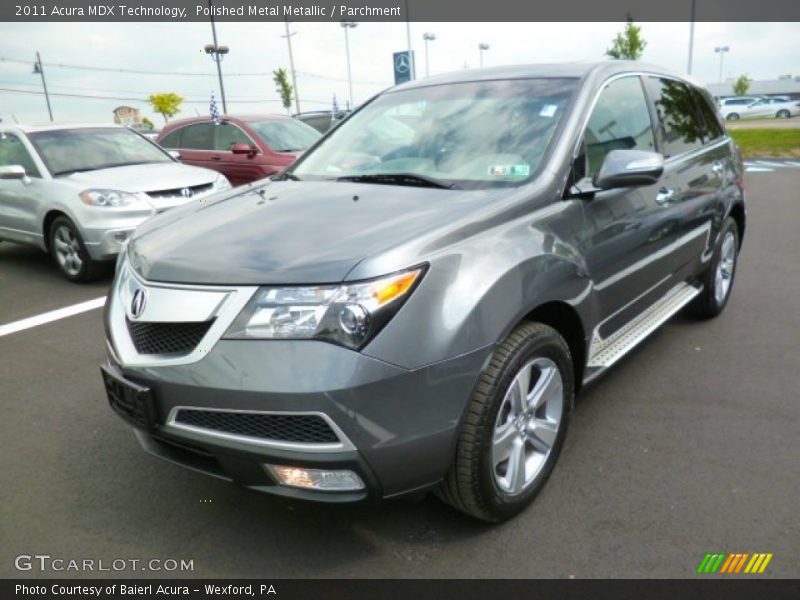 Polished Metal Metallic / Parchment 2011 Acura MDX Technology