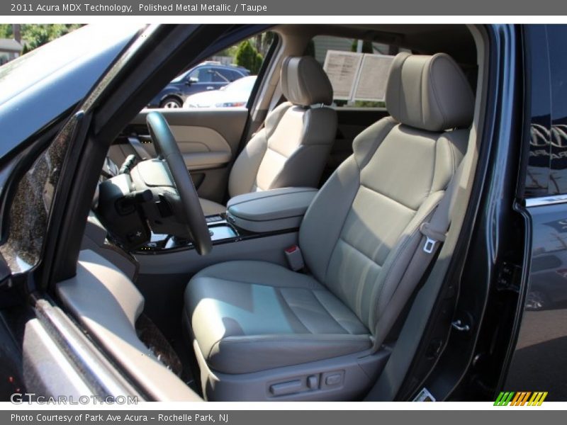 Polished Metal Metallic / Taupe 2011 Acura MDX Technology