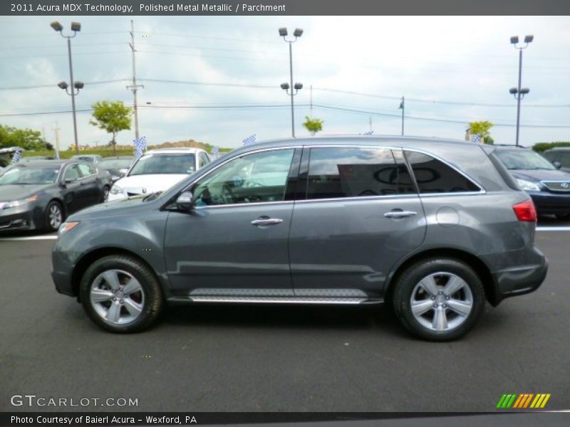 Polished Metal Metallic / Parchment 2011 Acura MDX Technology