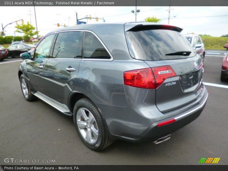 Polished Metal Metallic / Parchment 2011 Acura MDX Technology