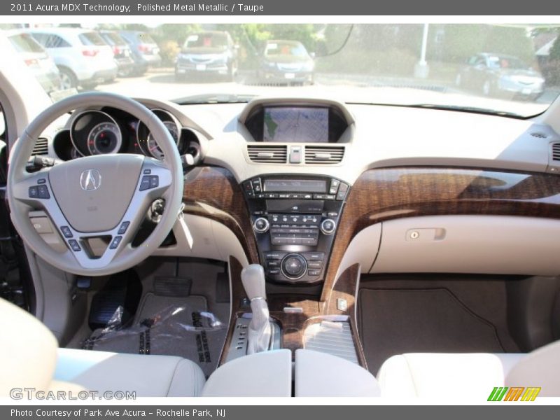 Polished Metal Metallic / Taupe 2011 Acura MDX Technology