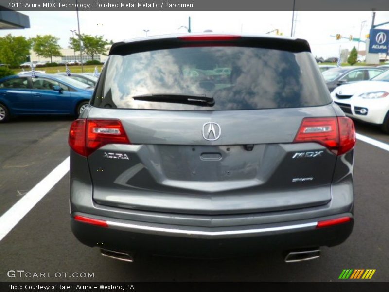 Polished Metal Metallic / Parchment 2011 Acura MDX Technology