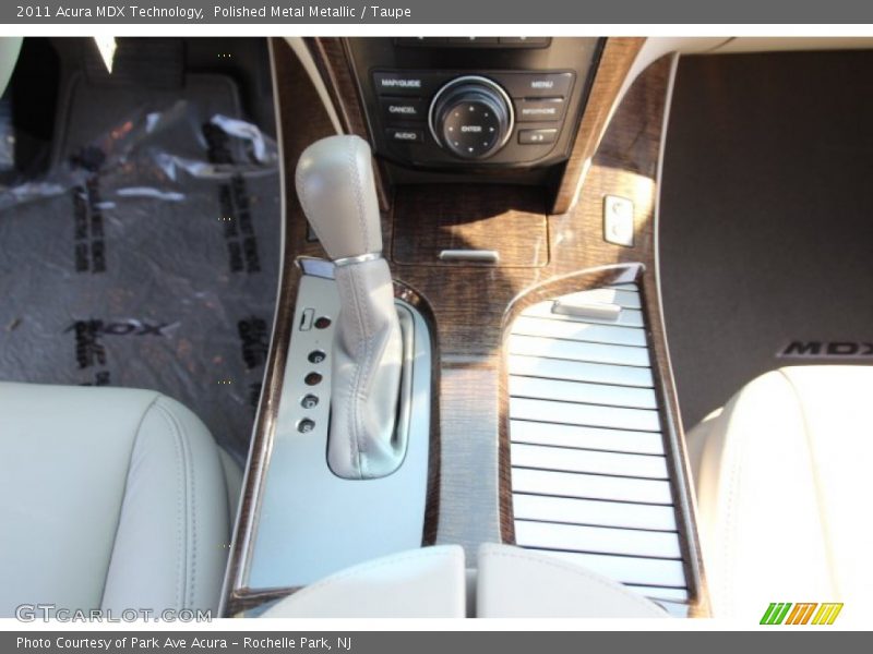 Polished Metal Metallic / Taupe 2011 Acura MDX Technology