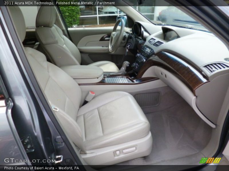 Polished Metal Metallic / Parchment 2011 Acura MDX Technology