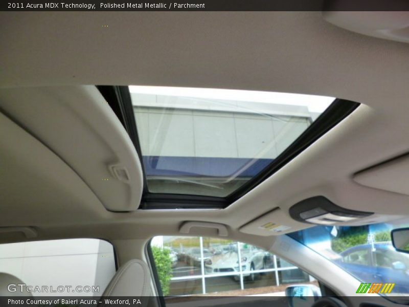 Polished Metal Metallic / Parchment 2011 Acura MDX Technology