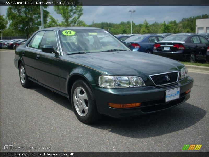 Dark Green Pearl / Taupe 1997 Acura TL 3.2