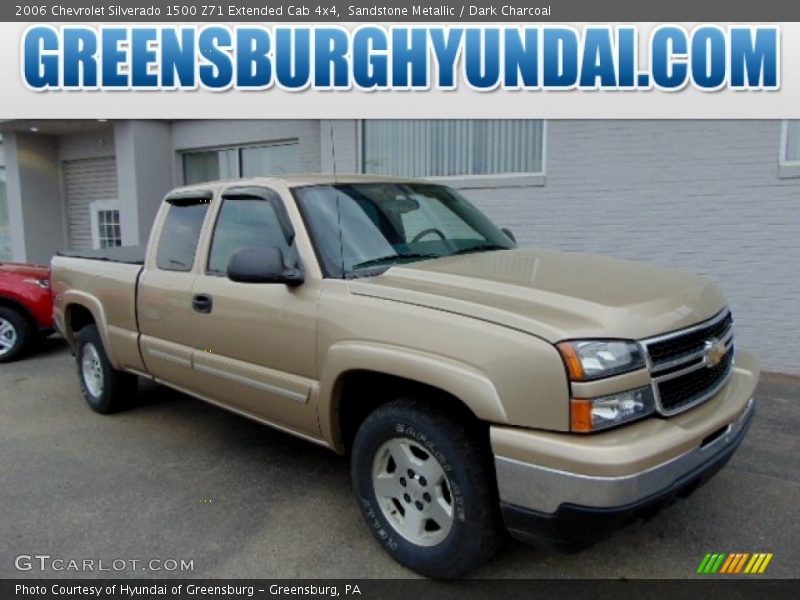 Sandstone Metallic / Dark Charcoal 2006 Chevrolet Silverado 1500 Z71 Extended Cab 4x4