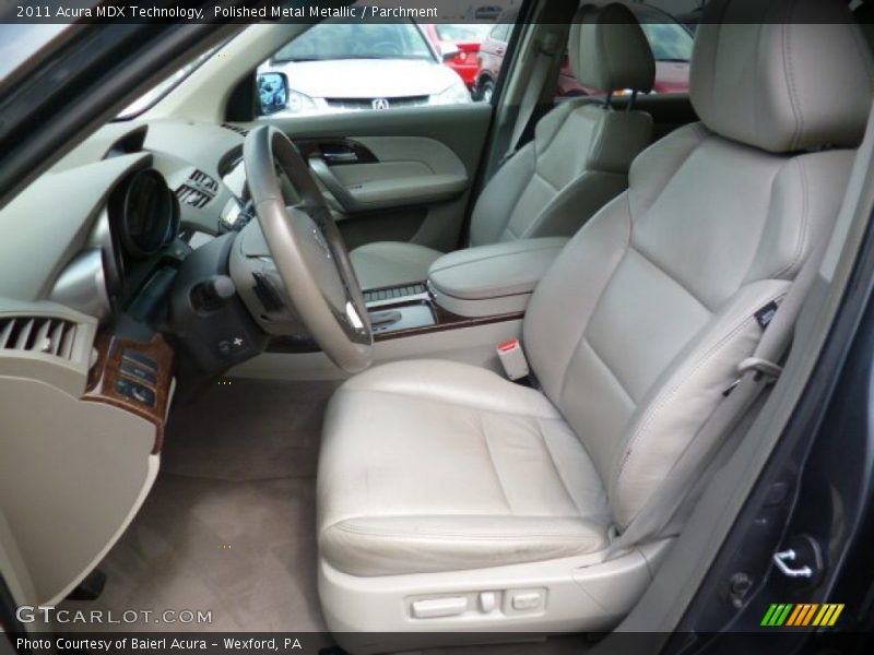 Polished Metal Metallic / Parchment 2011 Acura MDX Technology