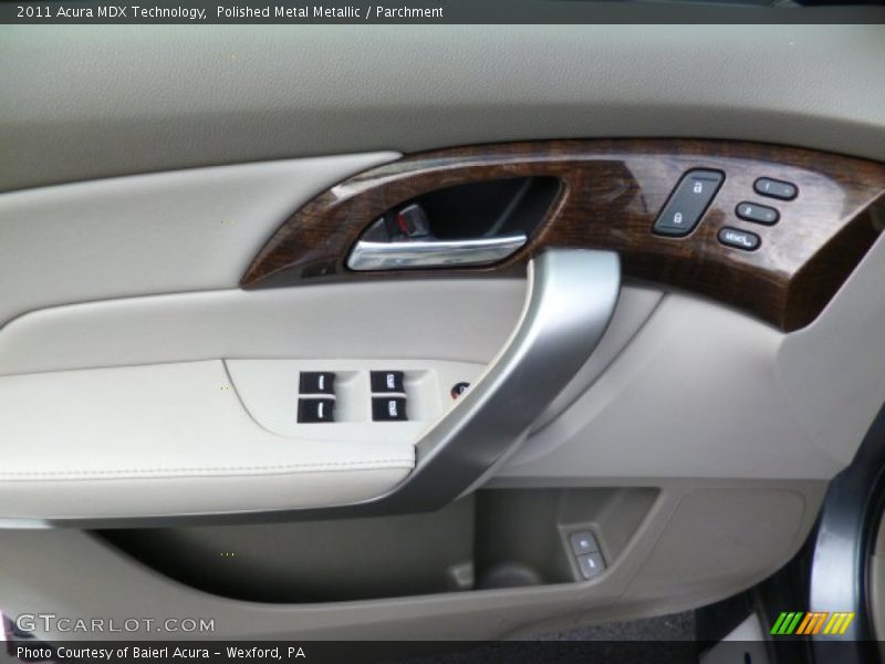 Polished Metal Metallic / Parchment 2011 Acura MDX Technology
