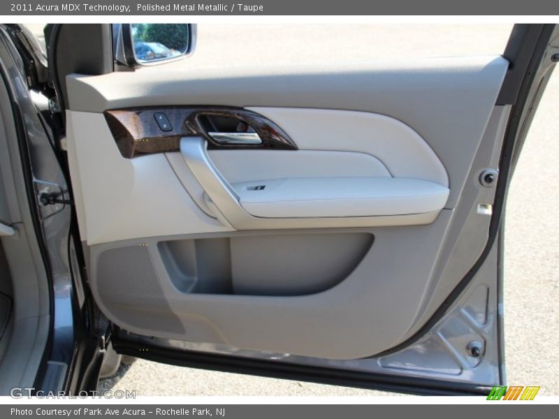 Polished Metal Metallic / Taupe 2011 Acura MDX Technology