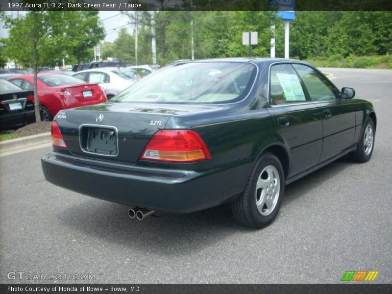 Dark Green Pearl / Taupe 1997 Acura TL 3.2