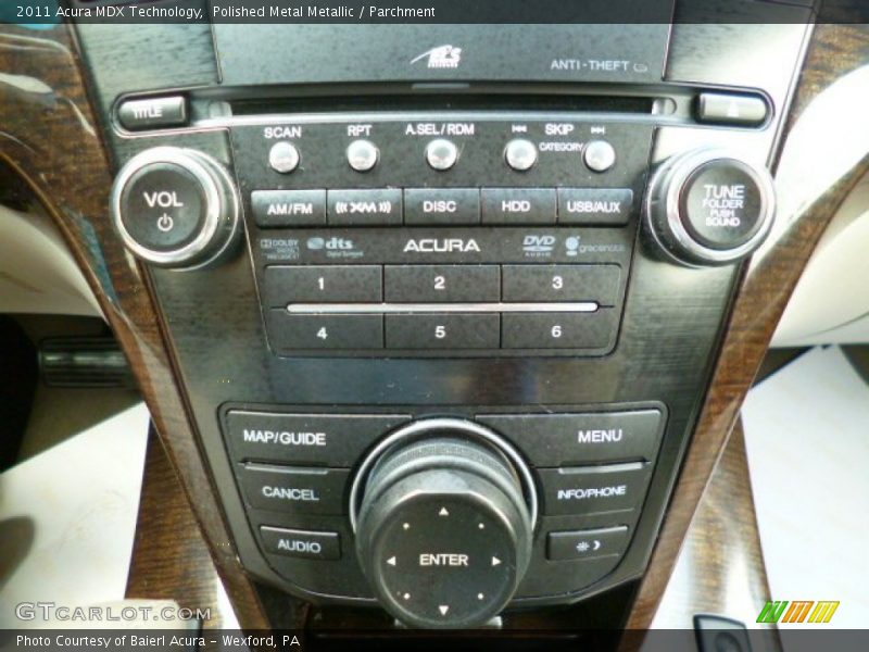 Polished Metal Metallic / Parchment 2011 Acura MDX Technology