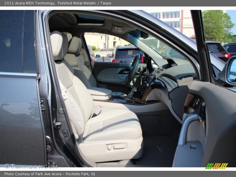 Polished Metal Metallic / Taupe 2011 Acura MDX Technology