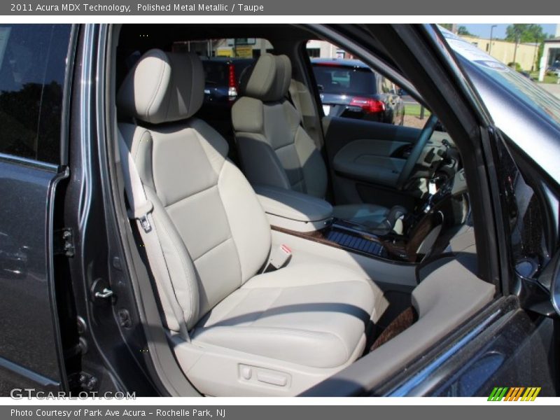 Polished Metal Metallic / Taupe 2011 Acura MDX Technology