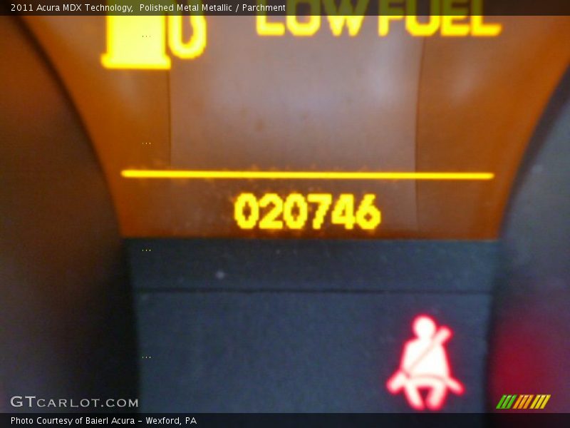 Polished Metal Metallic / Parchment 2011 Acura MDX Technology