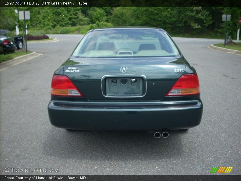 Dark Green Pearl / Taupe 1997 Acura TL 3.2