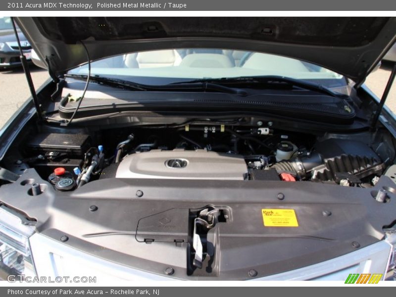 Polished Metal Metallic / Taupe 2011 Acura MDX Technology