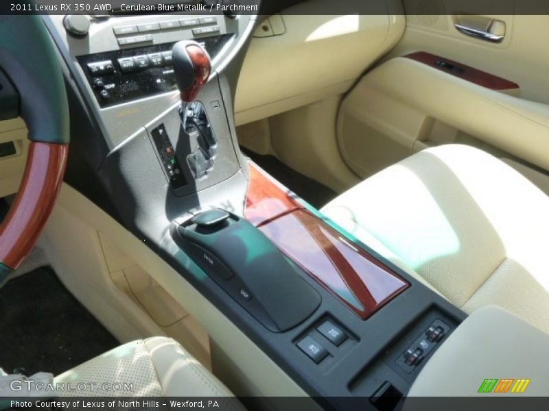 Cerulean Blue Metallic / Parchment 2011 Lexus RX 350 AWD