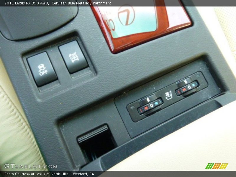 Cerulean Blue Metallic / Parchment 2011 Lexus RX 350 AWD
