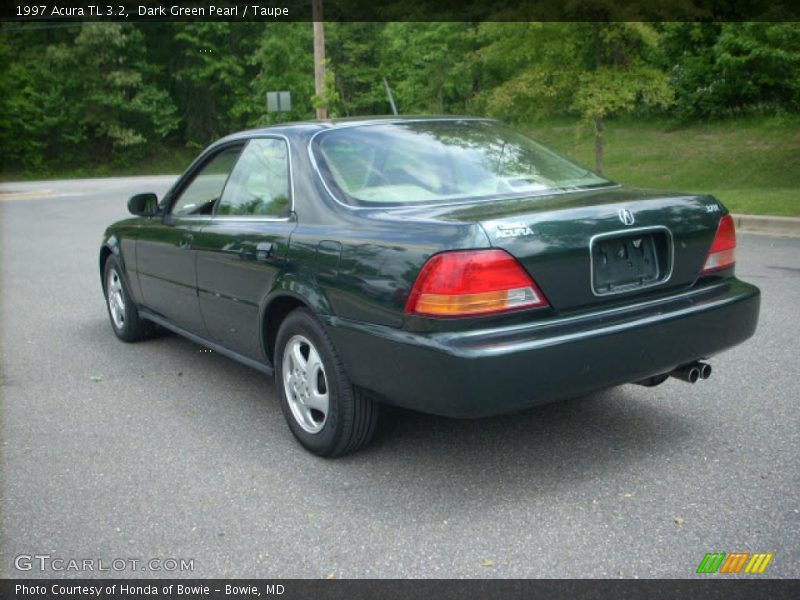 Dark Green Pearl / Taupe 1997 Acura TL 3.2