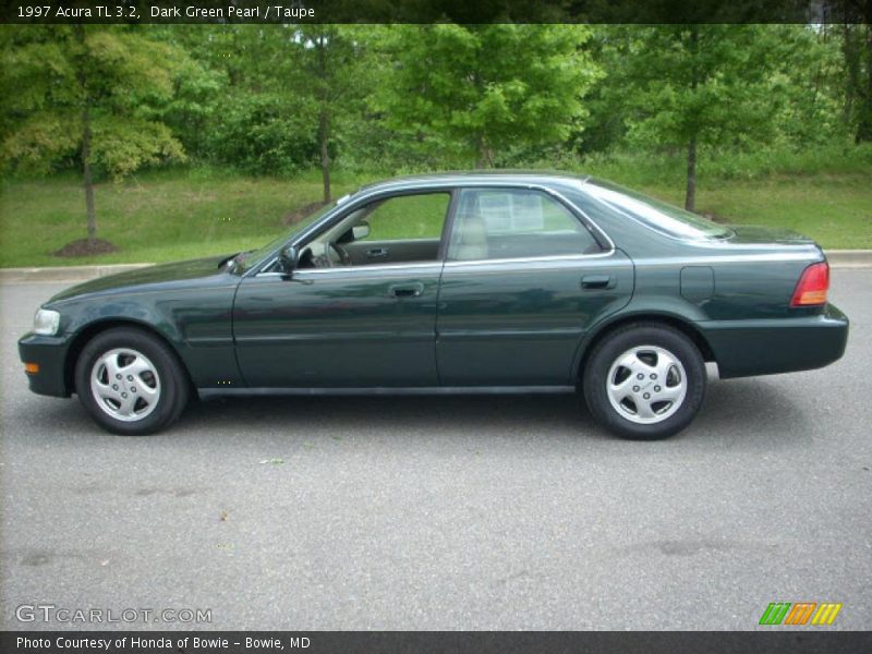 Dark Green Pearl / Taupe 1997 Acura TL 3.2