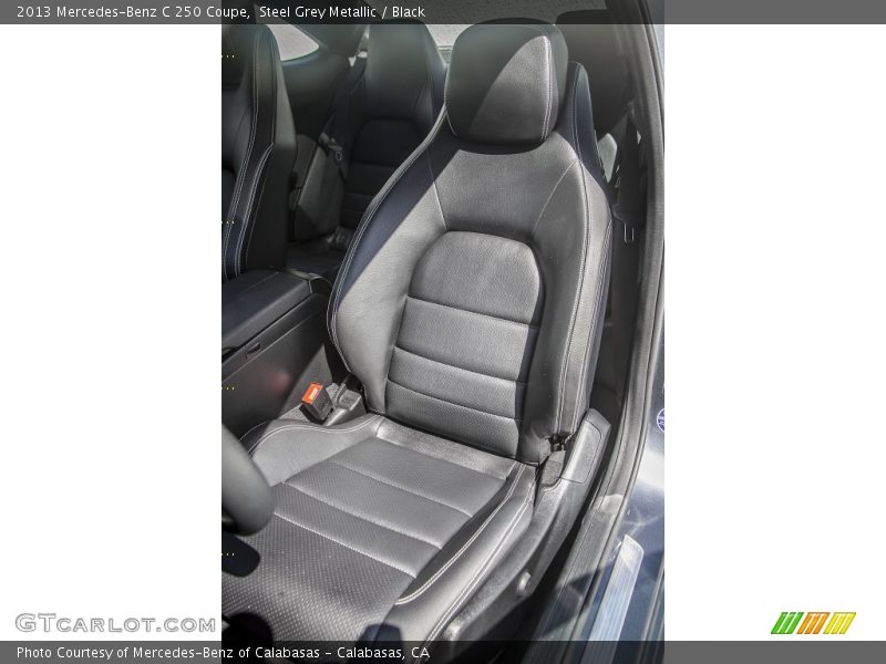 Steel Grey Metallic / Black 2013 Mercedes-Benz C 250 Coupe