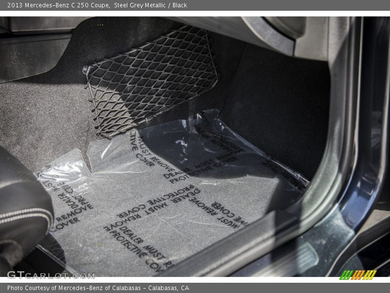 Steel Grey Metallic / Black 2013 Mercedes-Benz C 250 Coupe