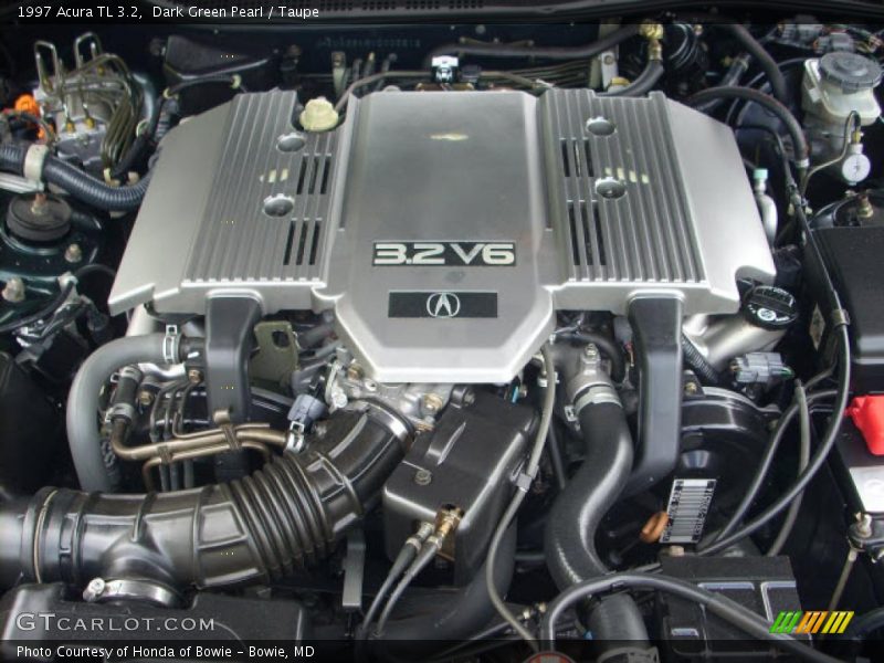 Dark Green Pearl / Taupe 1997 Acura TL 3.2