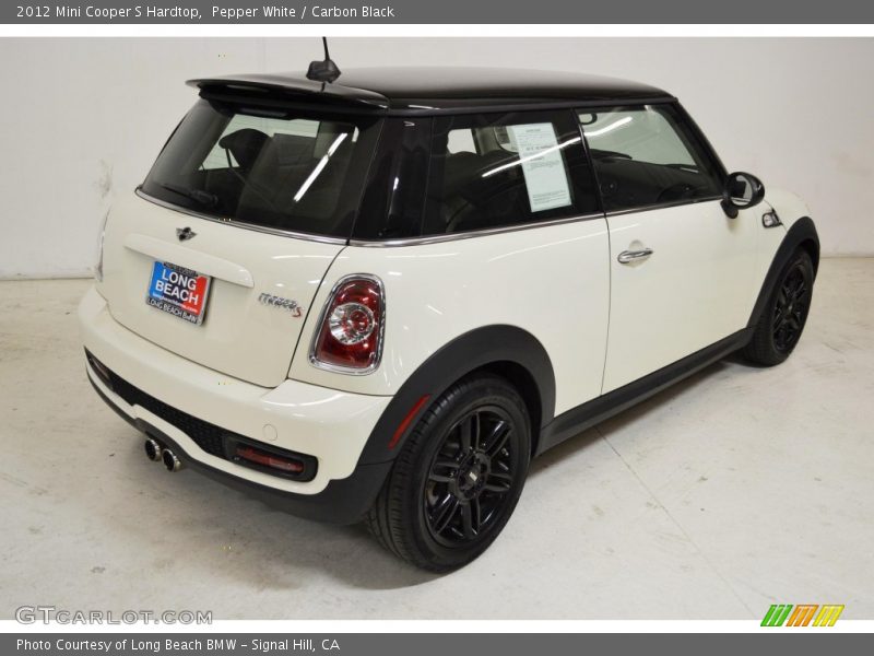 Pepper White / Carbon Black 2012 Mini Cooper S Hardtop