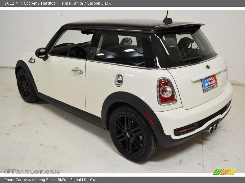 Pepper White / Carbon Black 2012 Mini Cooper S Hardtop