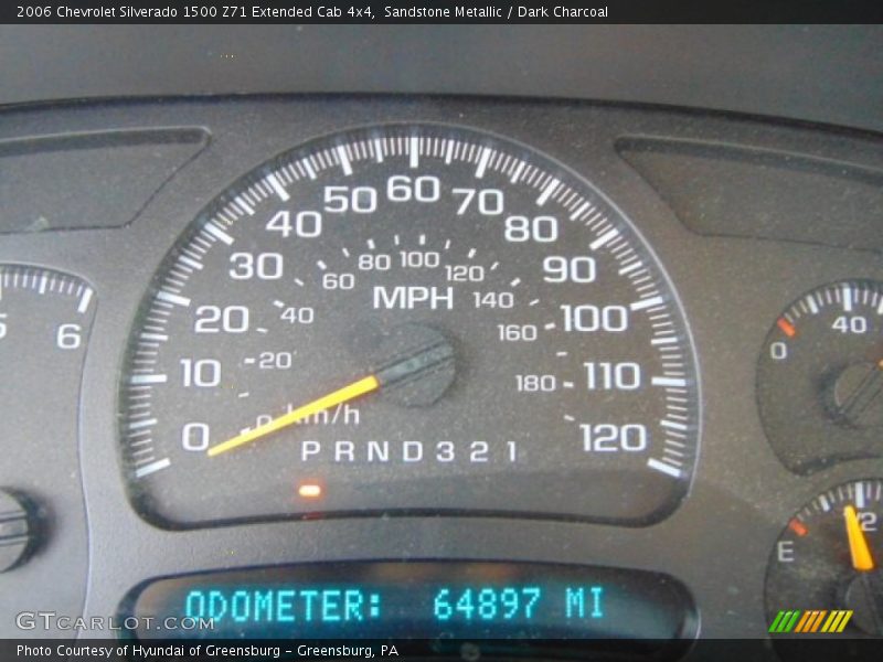 Sandstone Metallic / Dark Charcoal 2006 Chevrolet Silverado 1500 Z71 Extended Cab 4x4