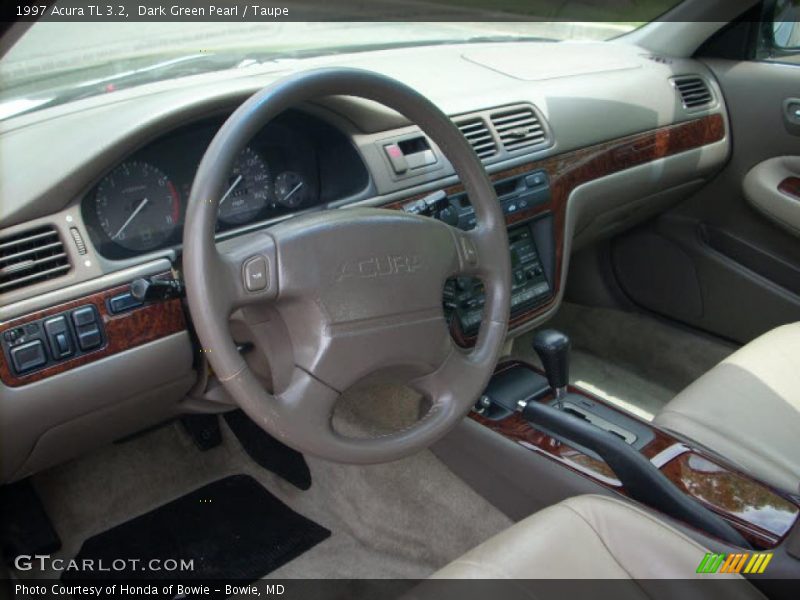 Dark Green Pearl / Taupe 1997 Acura TL 3.2